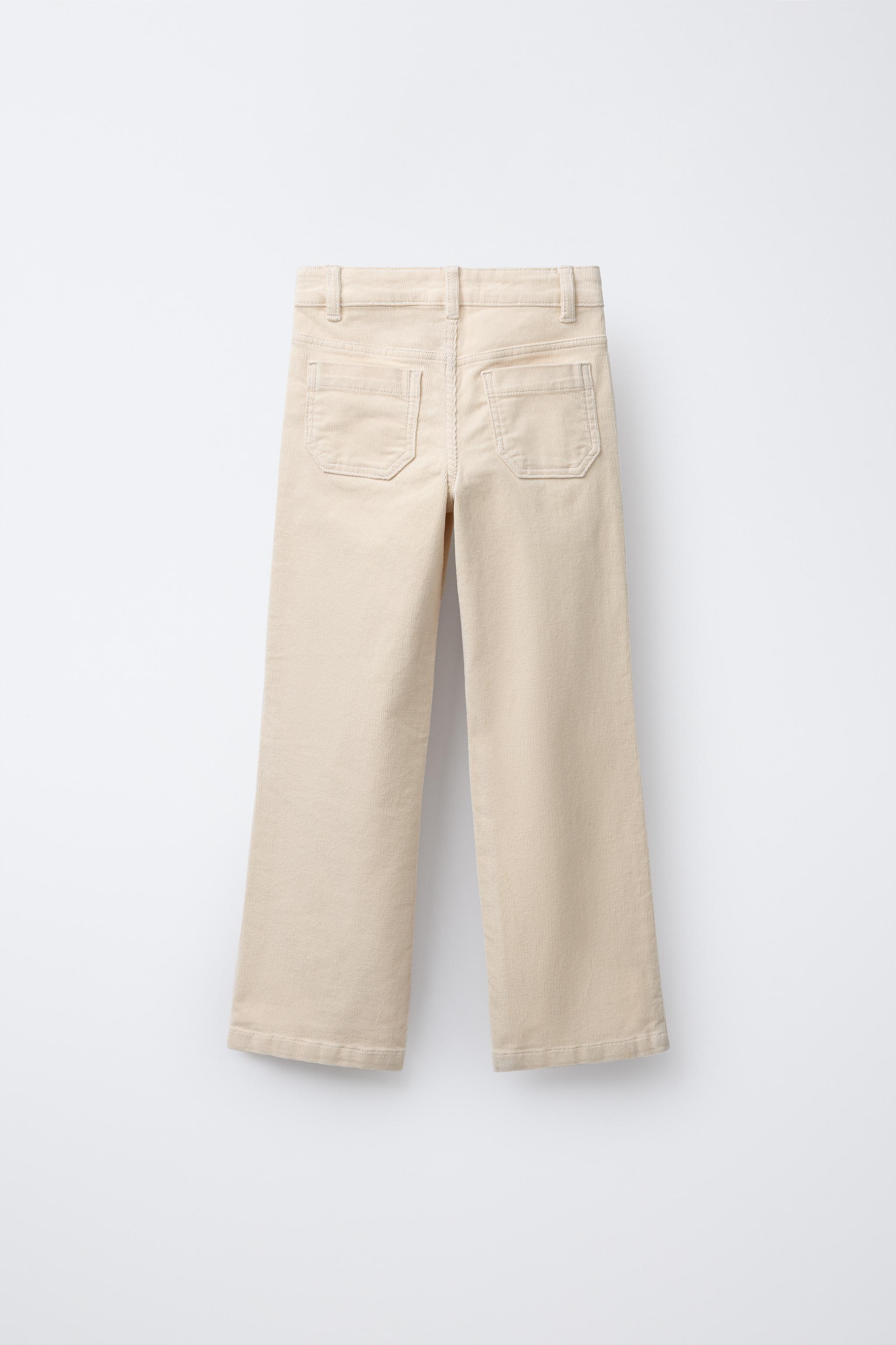 STRAIGHT CORDUROY PANTS WITH POCKETS
