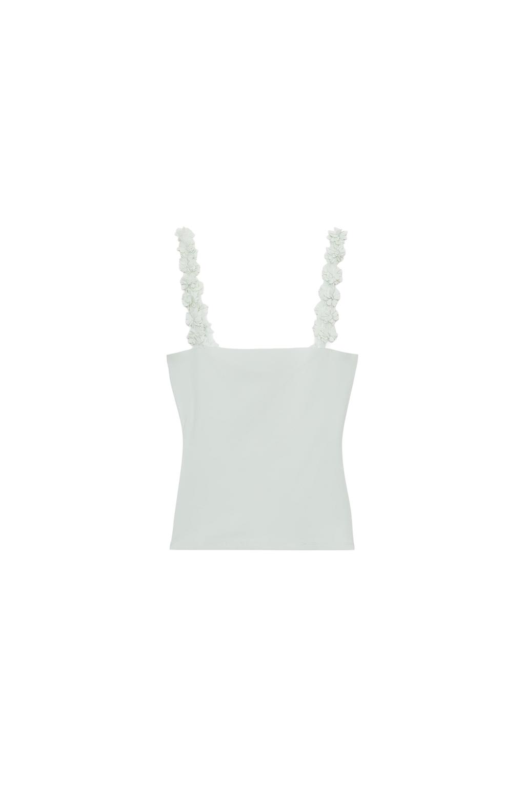 FLORAL STRAP TOP - image 3