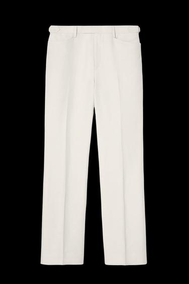 PANTALÓN TRAJE BOBBY GILLESPIE X ZARA - Crudo de Zara - Imagen 0