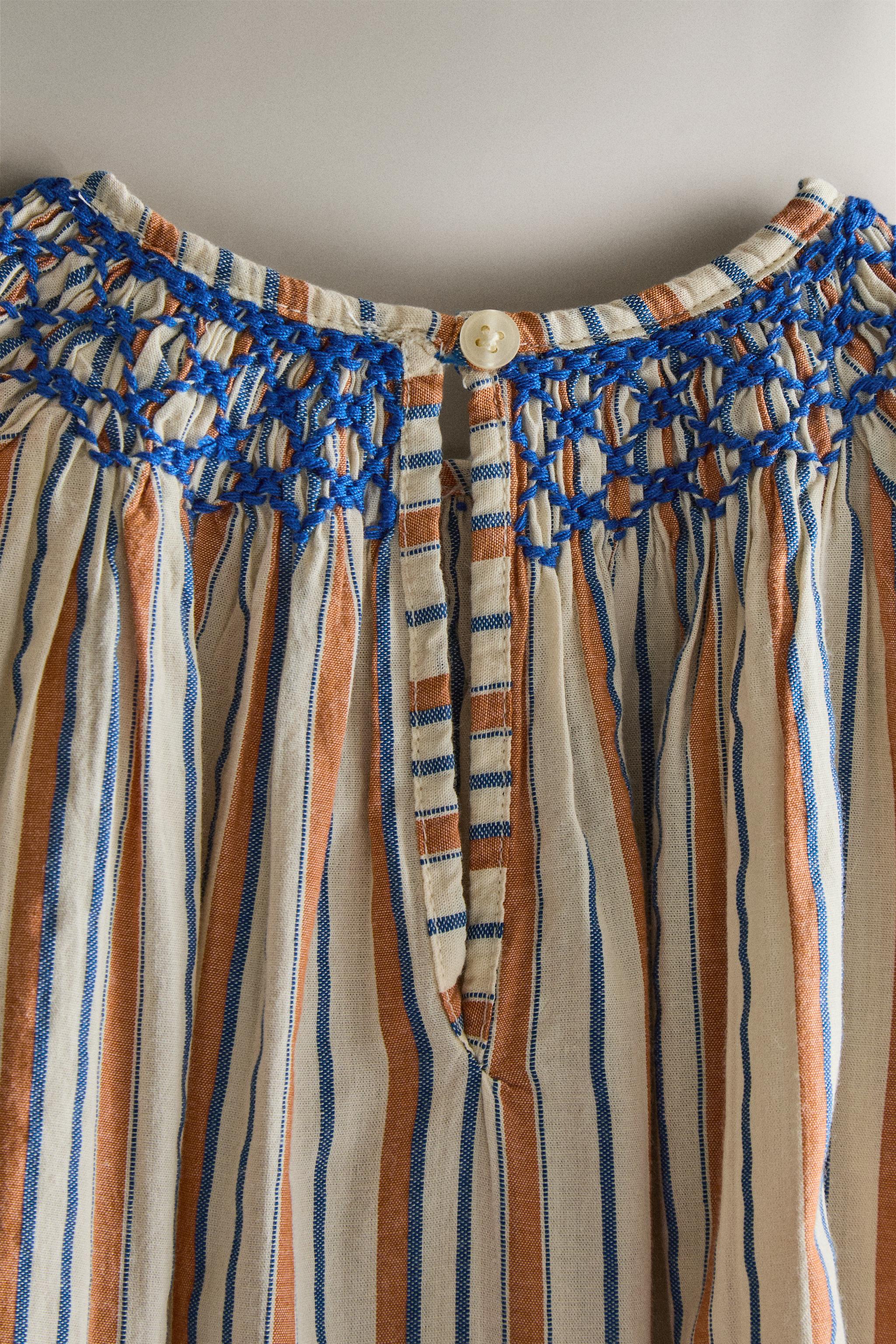 KIDS' STRIPED BEACH DRESS