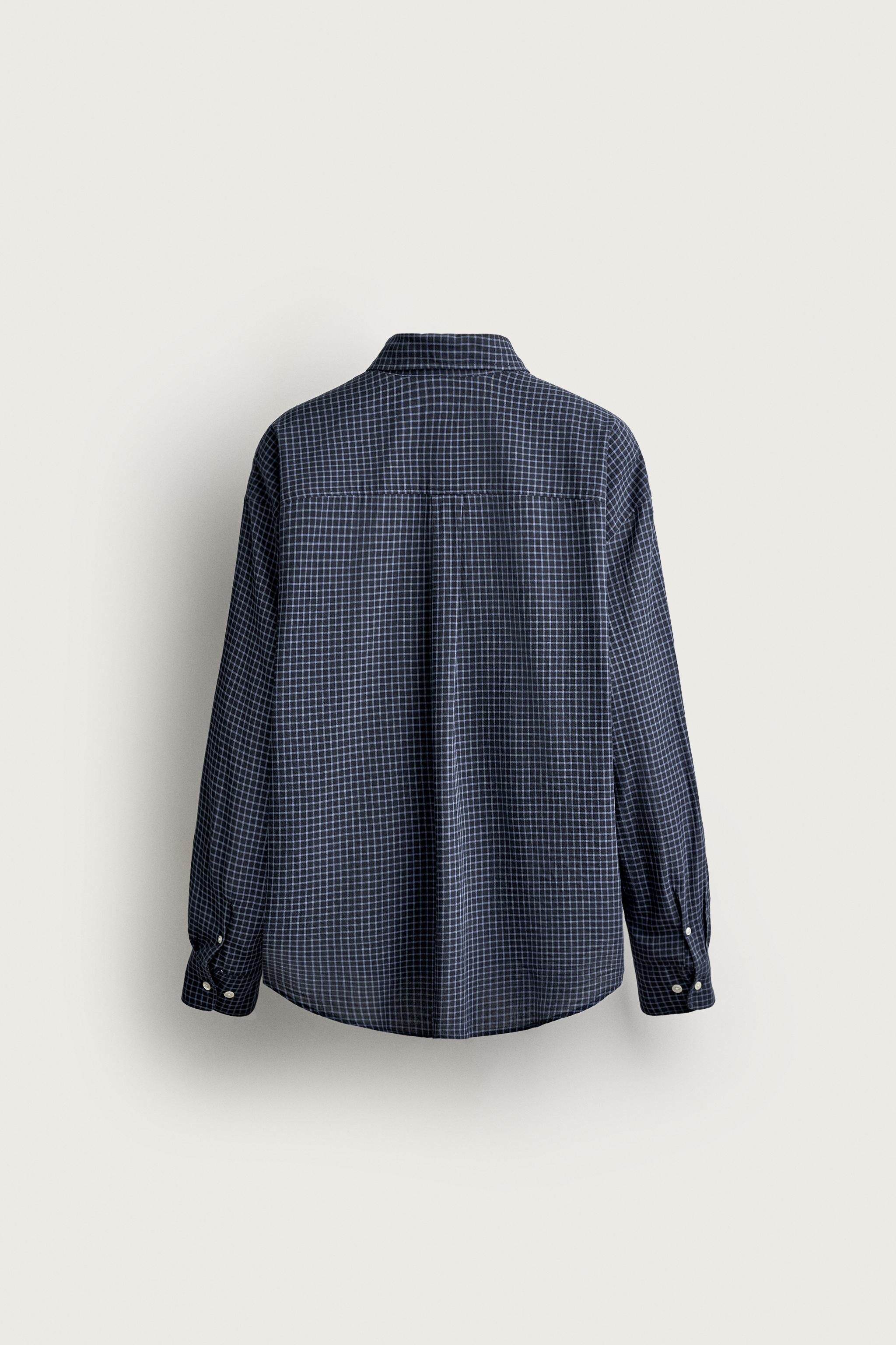 CHECKED RELAXED FIT SHIRT