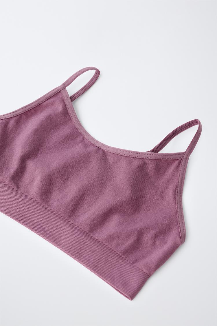 8-14 años/ Paquete de 2 tops sin costuras 2