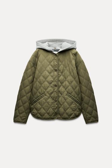 PROVAN BUNDA S KAPUC WATER REPELLENT - Khaki od Zara
