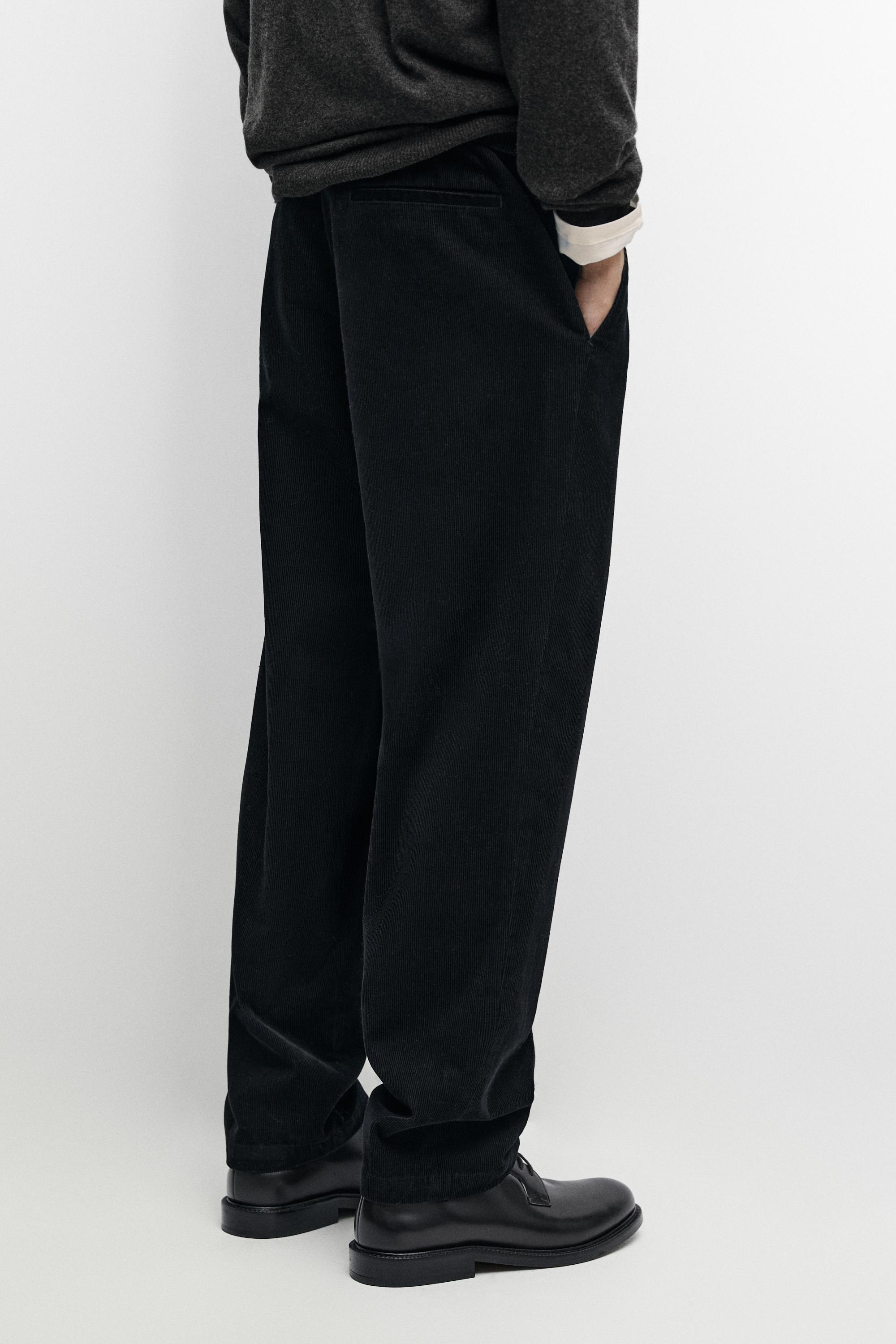 Corduroy jogger fit pants