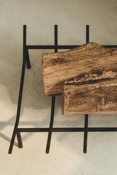 IRON FIREWOOD STAND - Brown by Zara - Image 4