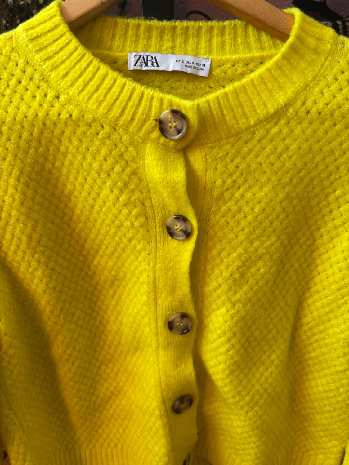 3/4 LENGTH SLEEVE KNIT CARDIGAN - Image 2