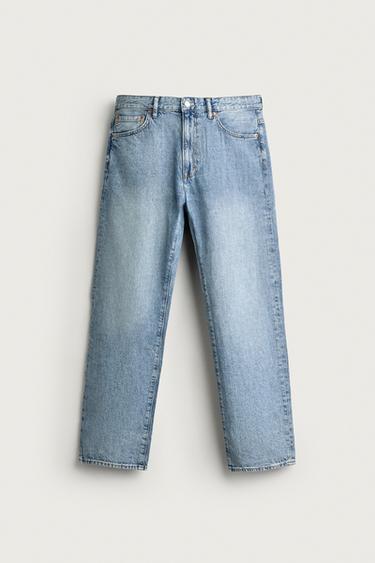 LIGHTWEIGHT REGULAR FIT JEANS - Light blue by Zara