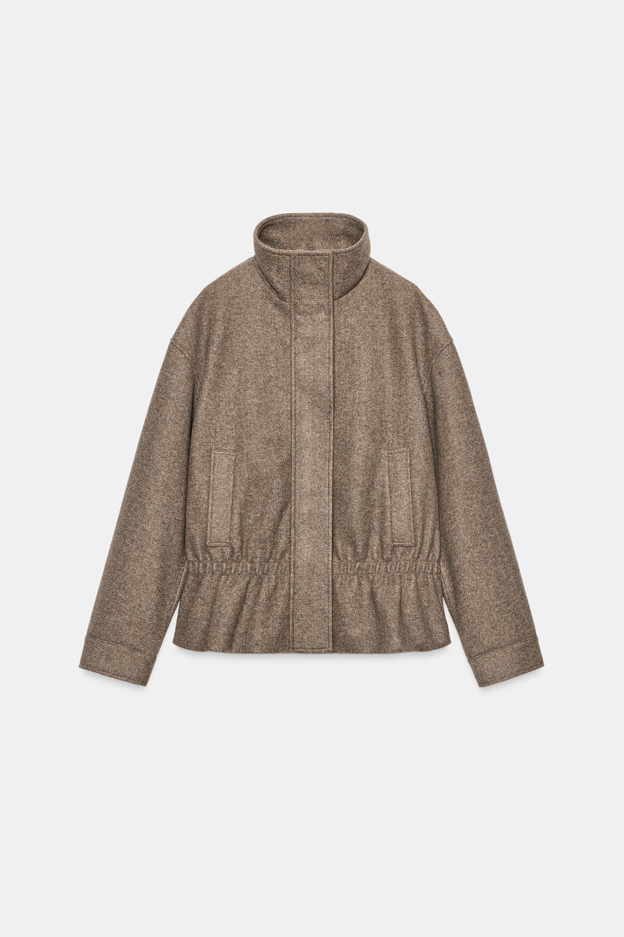 VESTE SOFT COL MONTANT PLIS
