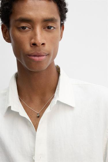COLLIER PENDENTIF PIERRE - Argent de Zara - Image 1