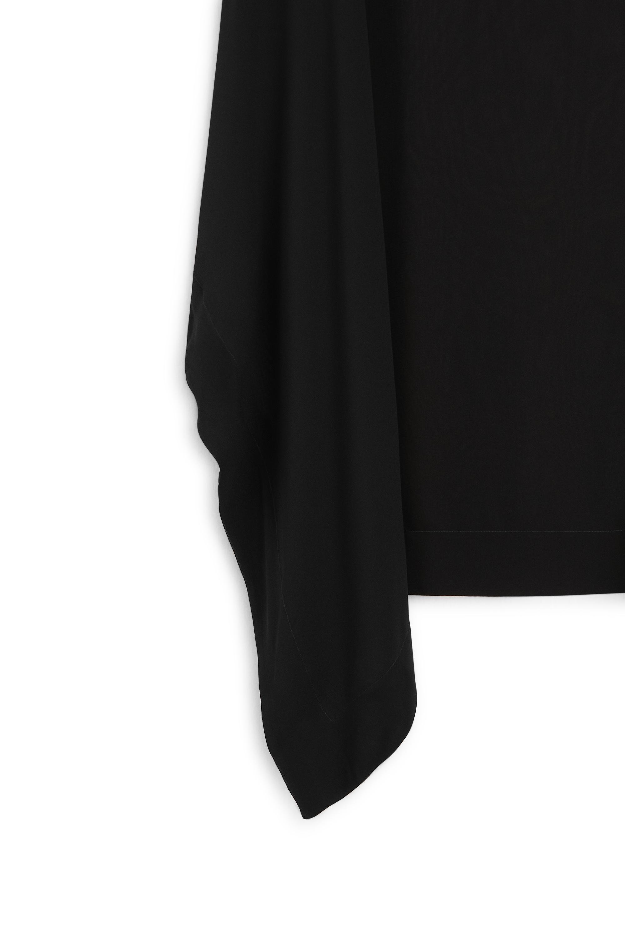 Semi-sheer asymmetric midi skirt - LIMITED EDITION
