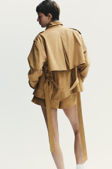 TRENCH COURT - Camel moyen de Zara - Image 5