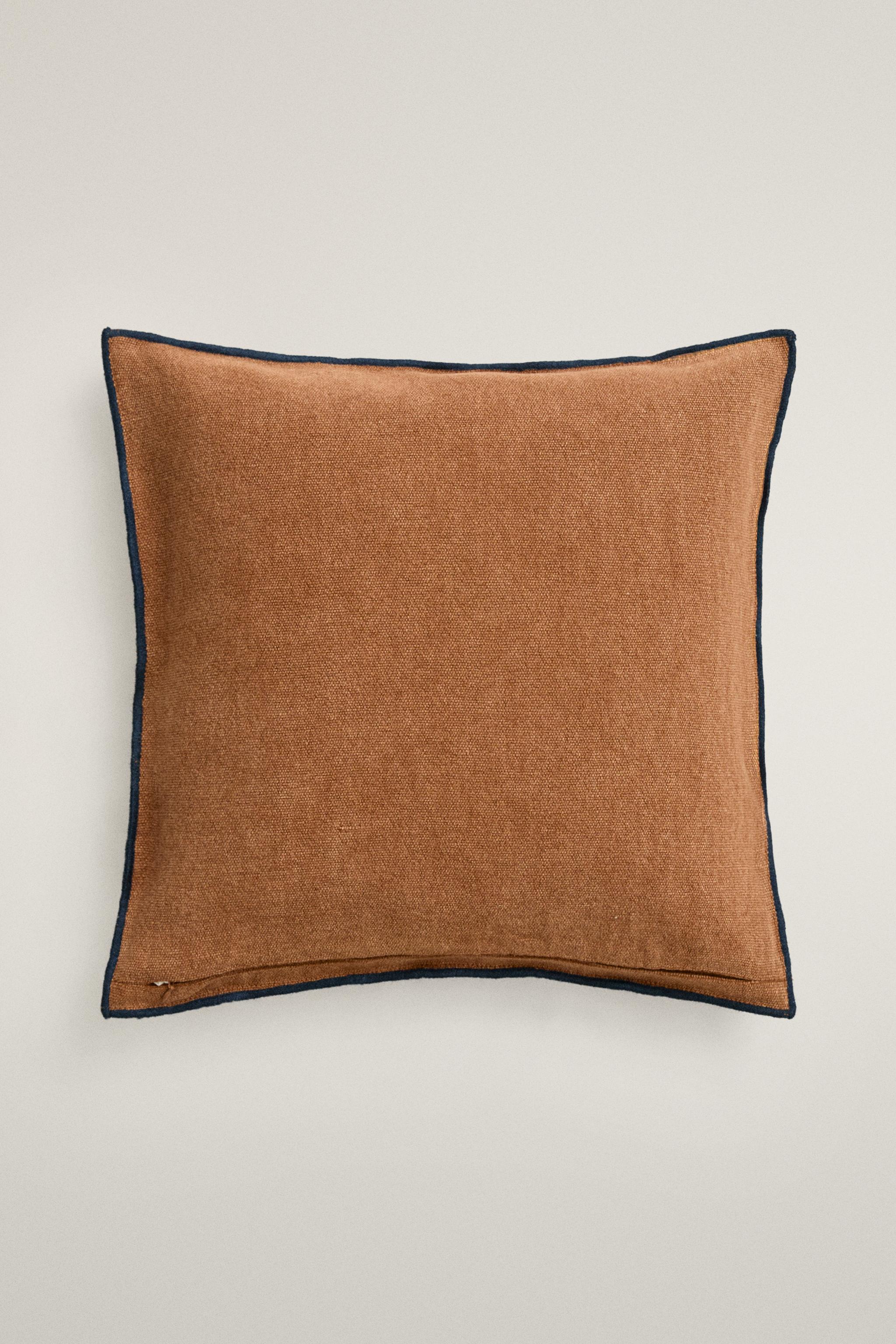 LINEN THROW PILLOW COVER
