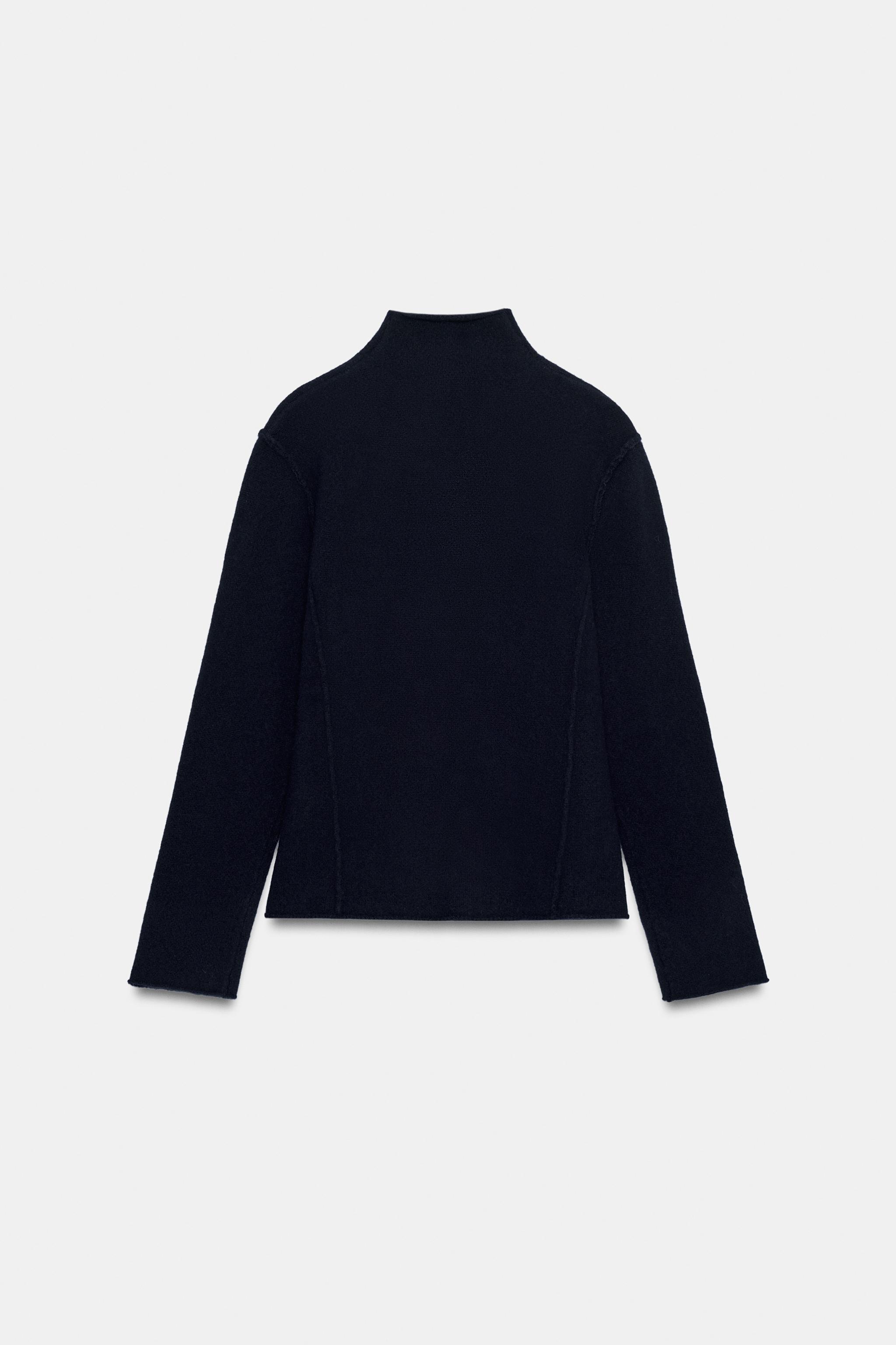 100% WOOL HIGH-NECK JACKET