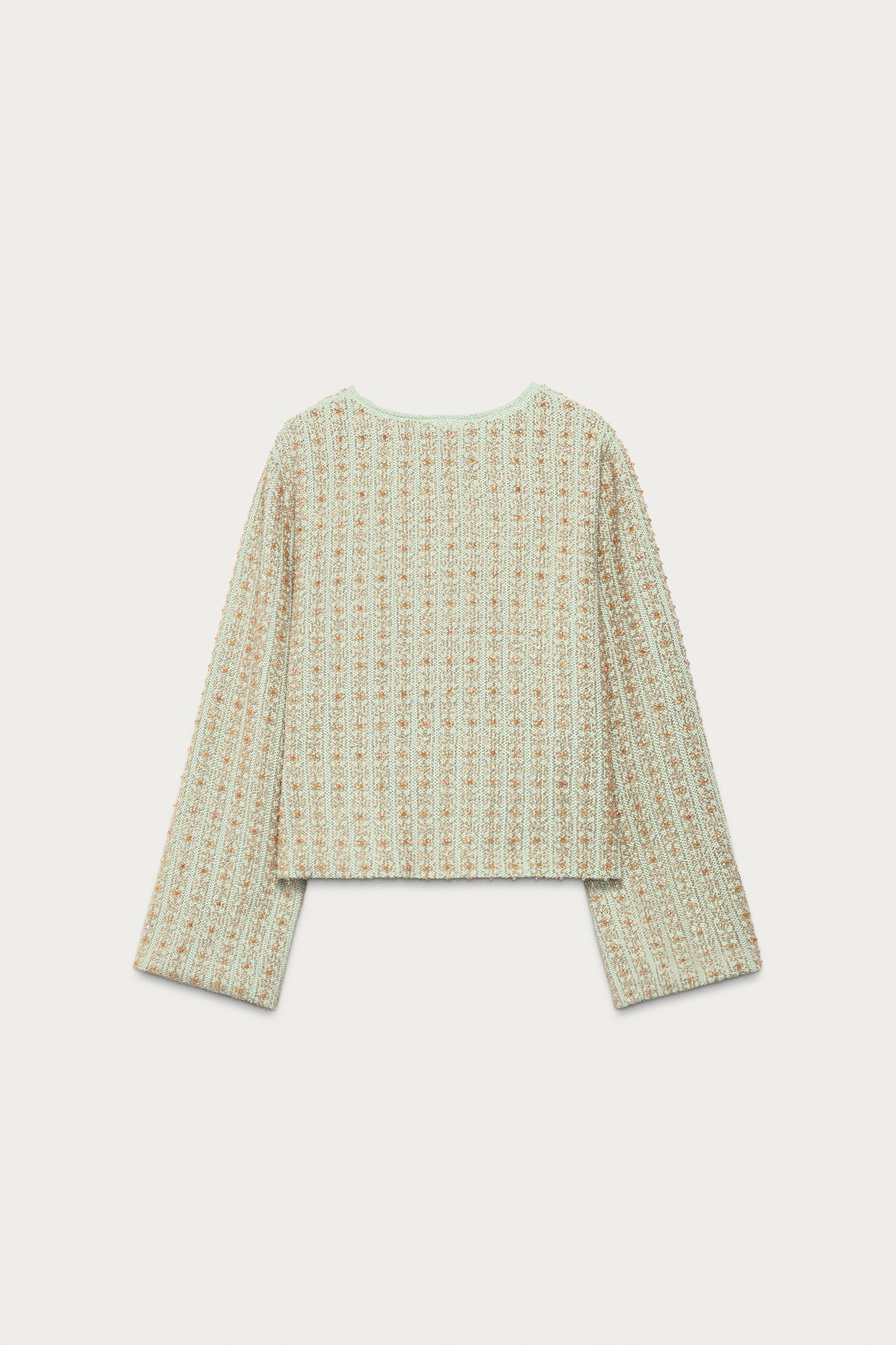 Женские кардиганы Zara BEADED CARDIGAN MARISA BERENSON X — фото 2