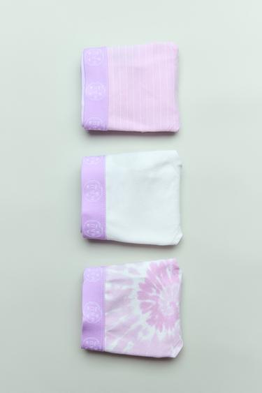 6-14 ANS/ LOT DE TROIS CULOTTES MAUI & SONS ® - Mauve de Zara