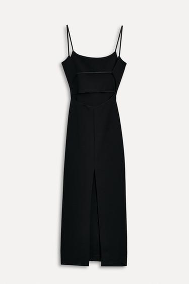 STRAPPY MIDI DRESS 50TH ANNIVERSARY - Black by Zara - Image 3