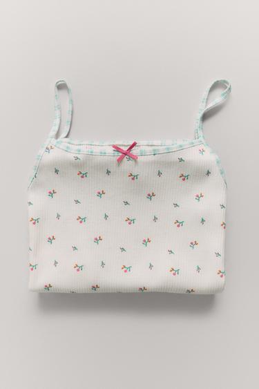 6-14 YEARS/ FLORAL NIGHTDRESS - Ecru by Zara