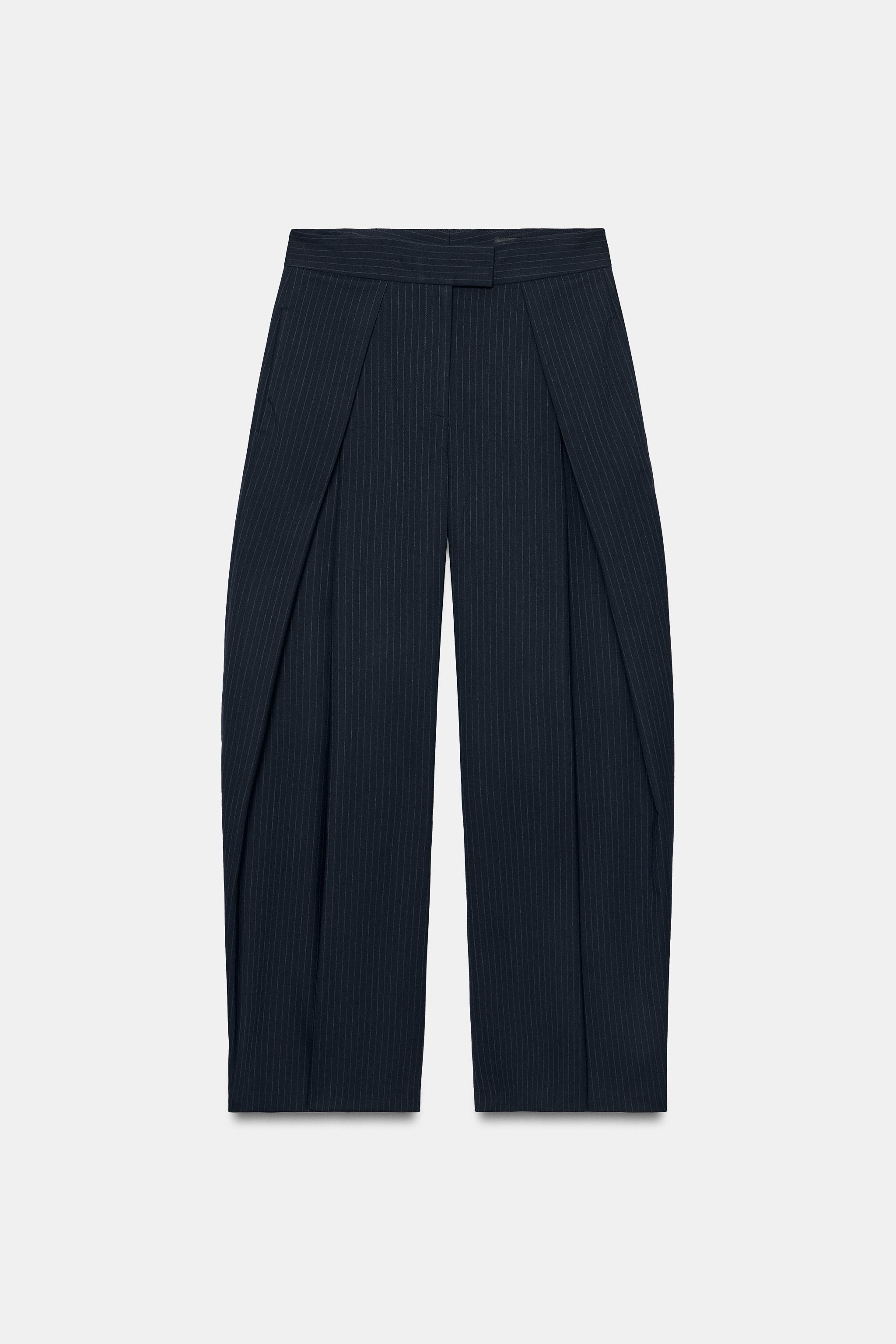 PANTALON À PLIS ET CEINTURE ZW COLLECTION