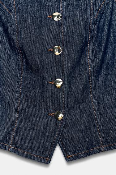 JEANSWESTE Z1975 - Blau von Zara