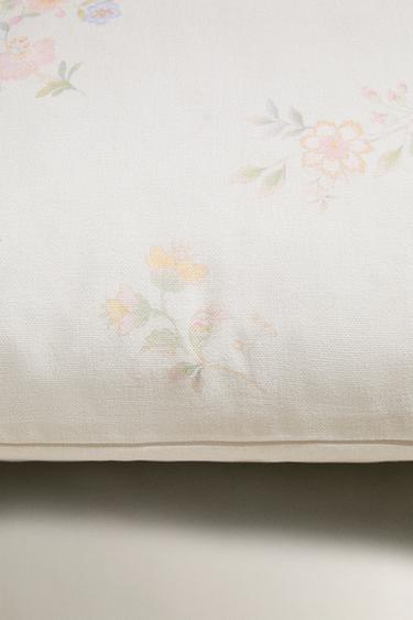 FLORAL PRINT CUSHION COVER - Green by Zara - Image 2