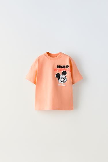 ФУТБОЛКА С ПРИНТОМ «МИККИ МАУС И ДРУЗЬЯ» © DISNEY — МАНДАРИНОВЫЙ от Zara — изображение 0