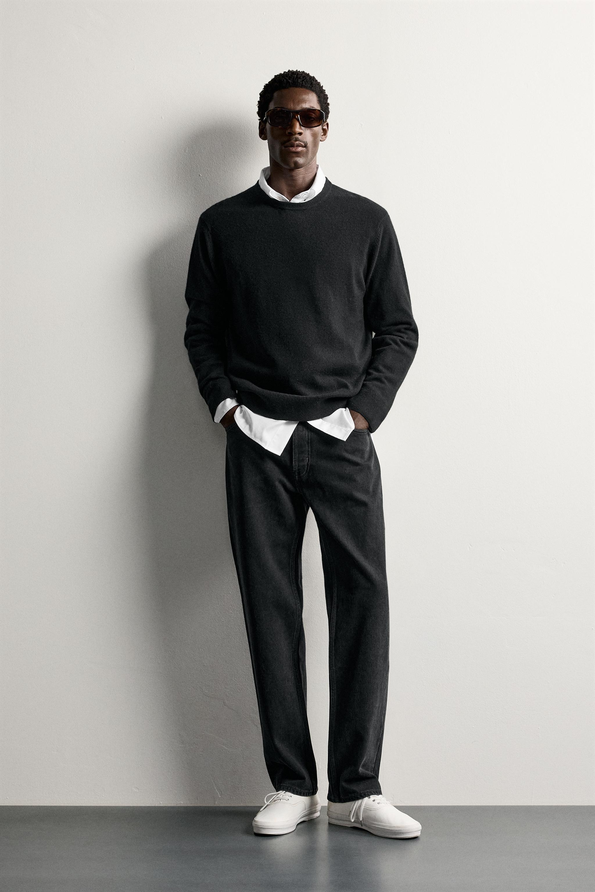 バギーフィットジーンズ - ブラック | ZARA Japan / 日本