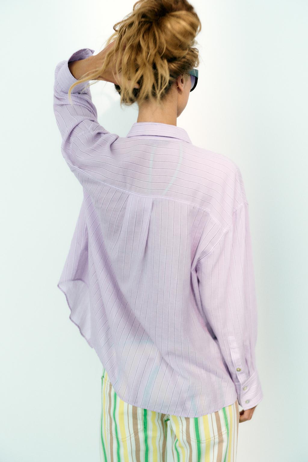 OVERSIZE GAUZE SHIRT WITH POCKET