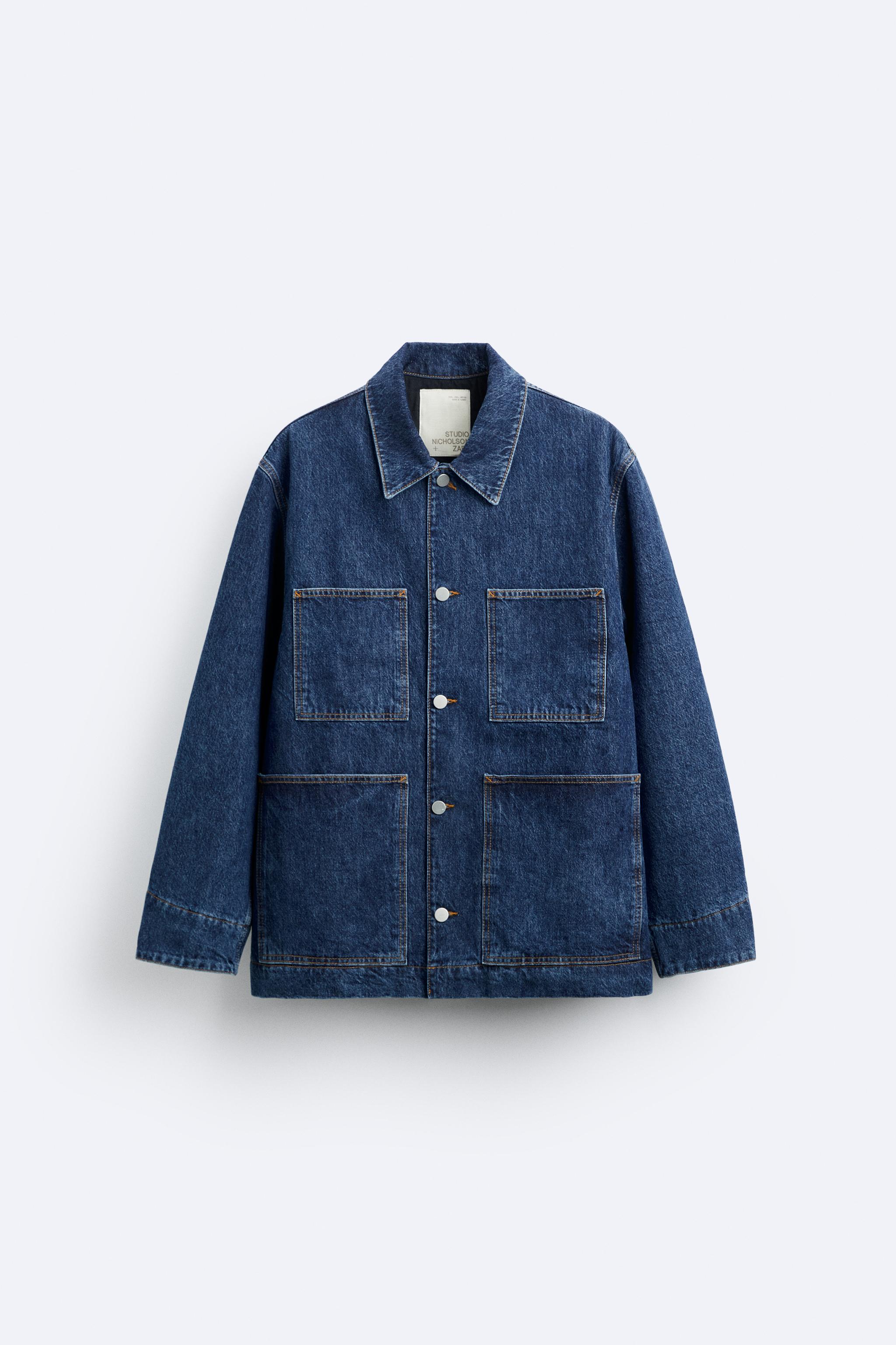 DENIM JACKET - X STUDIO NICHOLSON - Black | ZARA United Kingdom