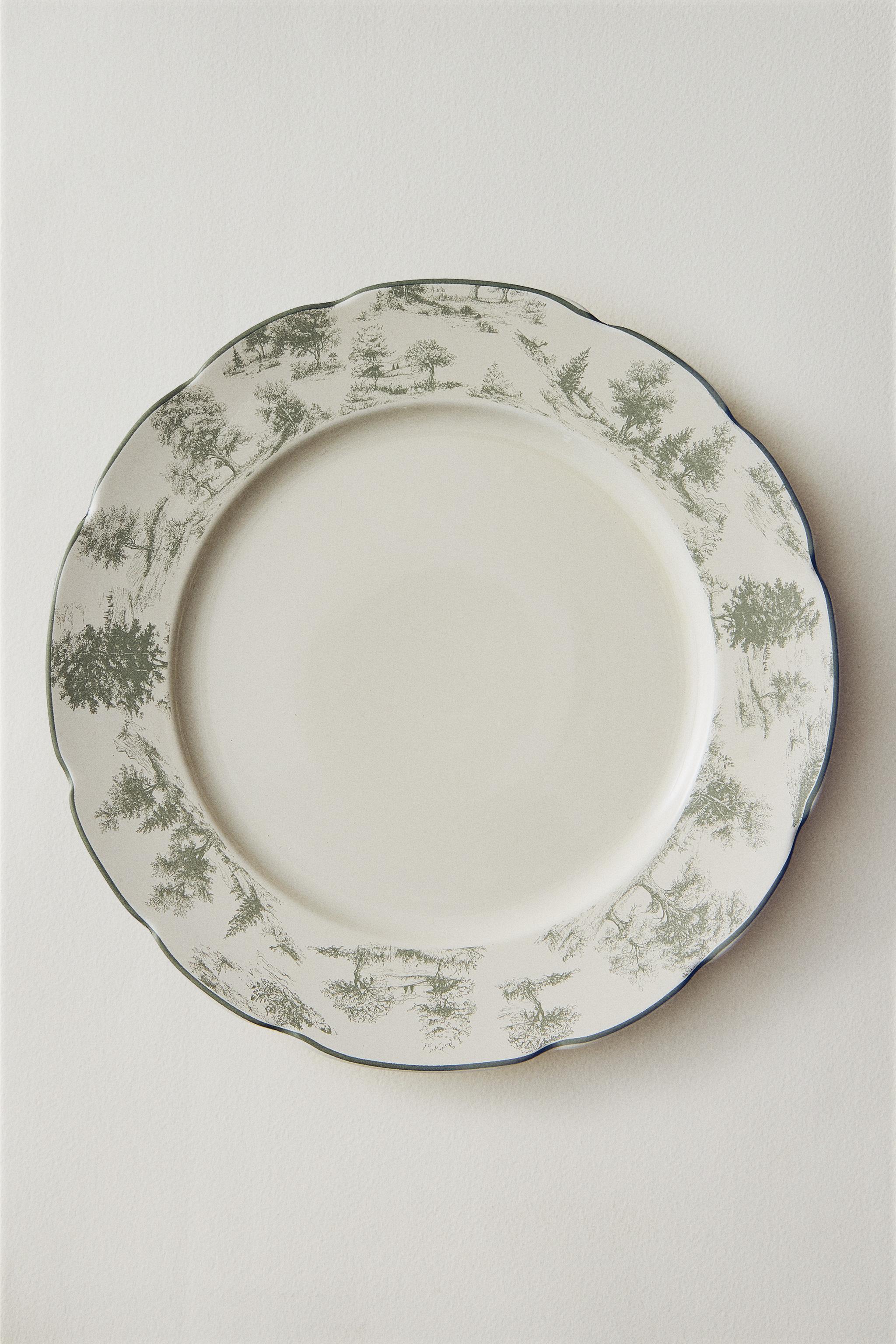 TOILE PORCELAIN DINNER PLATE