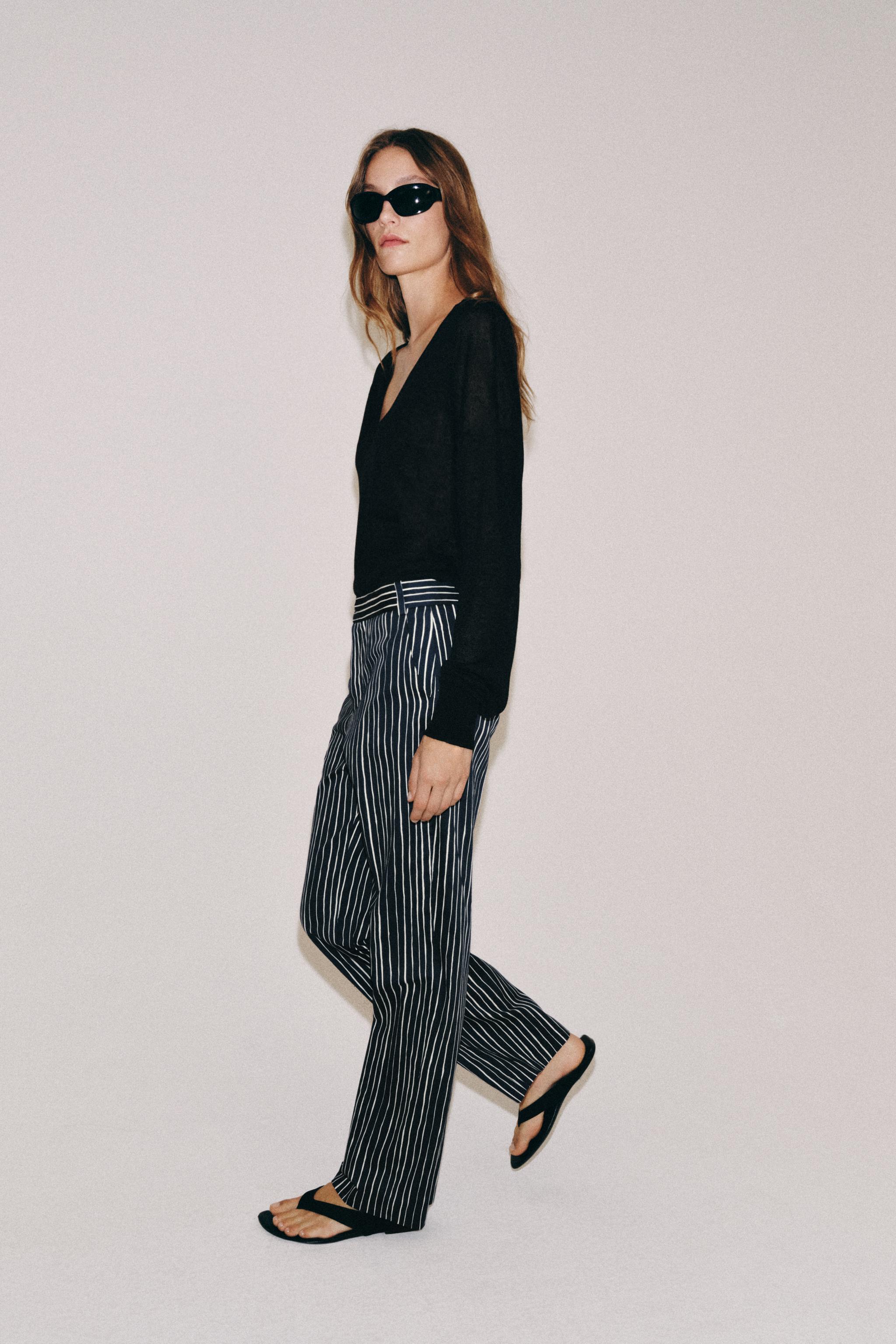 ZW COLLECTION ÇİZGİLİ PANTOLON - Görsel 5