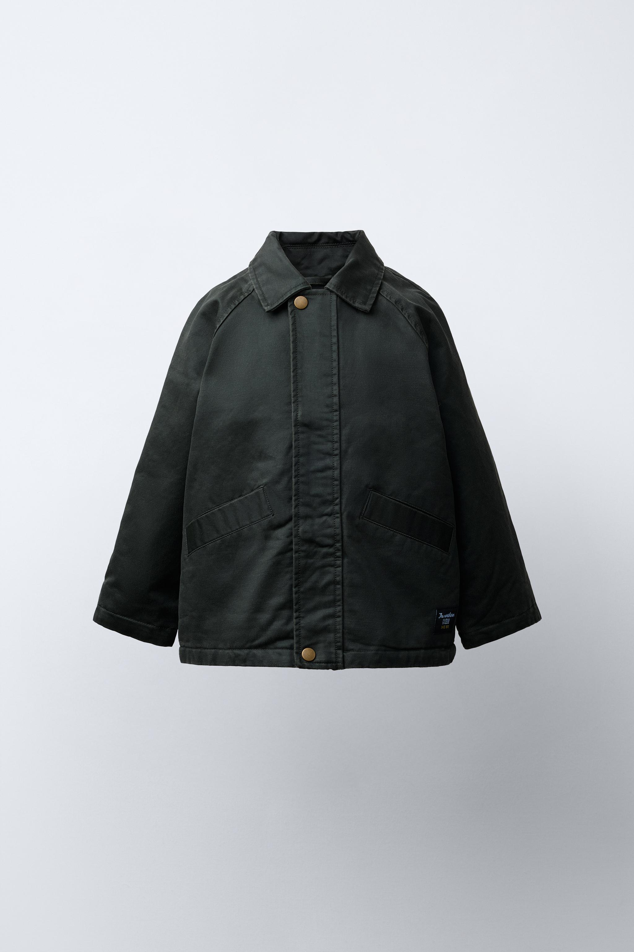 ワックスジャケット - ダークカーキ | ZARA Japan / 日本