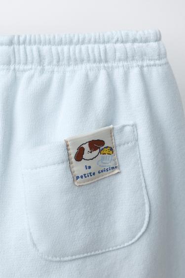 JOGGING TROUSERS WITH DOG POCKET - Light blue by Zara - Image 3