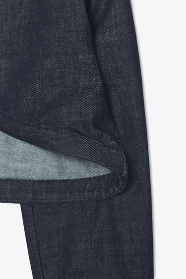 ZW COLLECTION DENIM BOLERO JACKET - Blue by Zara - Image 6