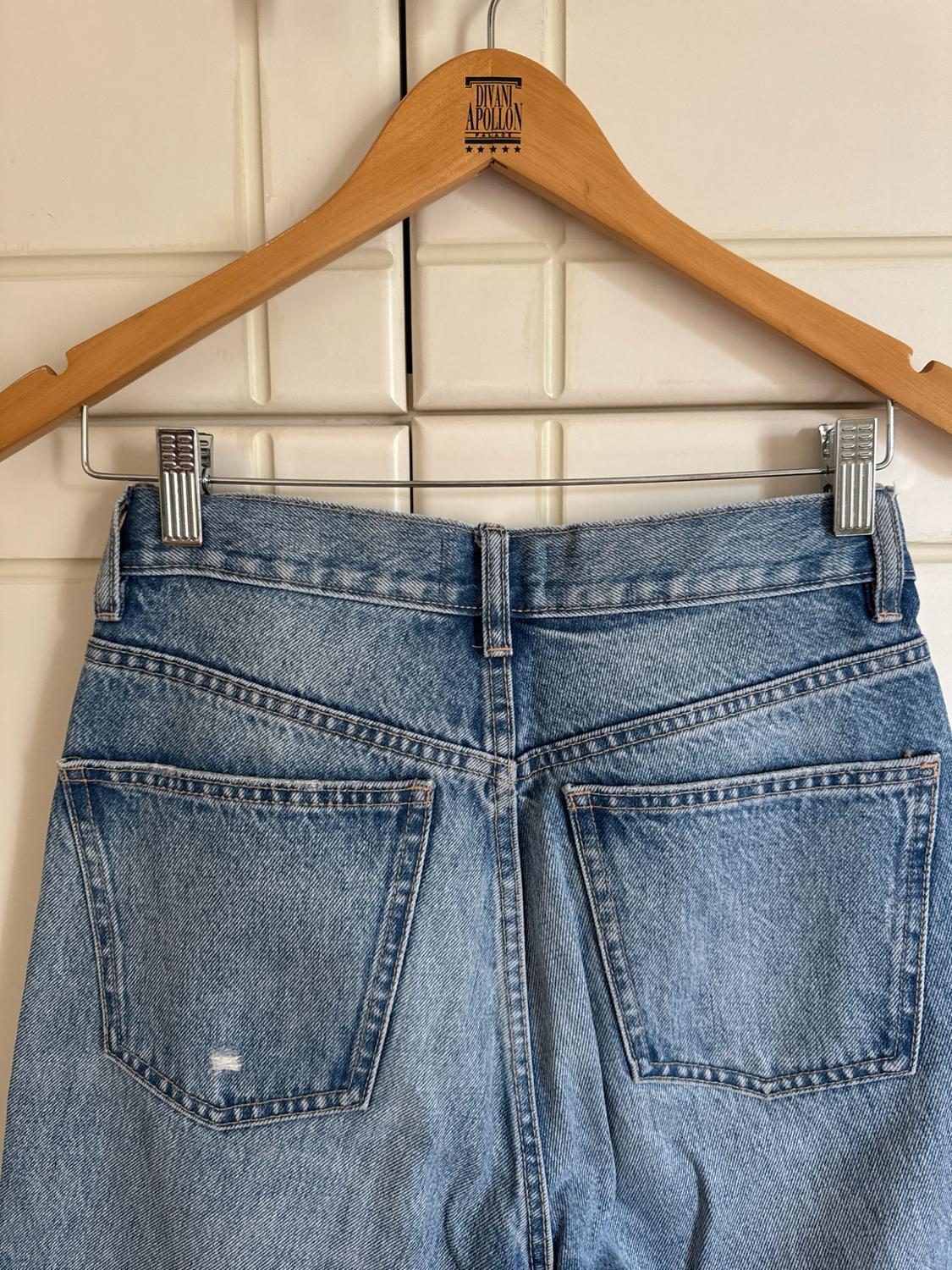 HIGH-RISE STRAIGHT-FIT TRF JEANS - Image 5