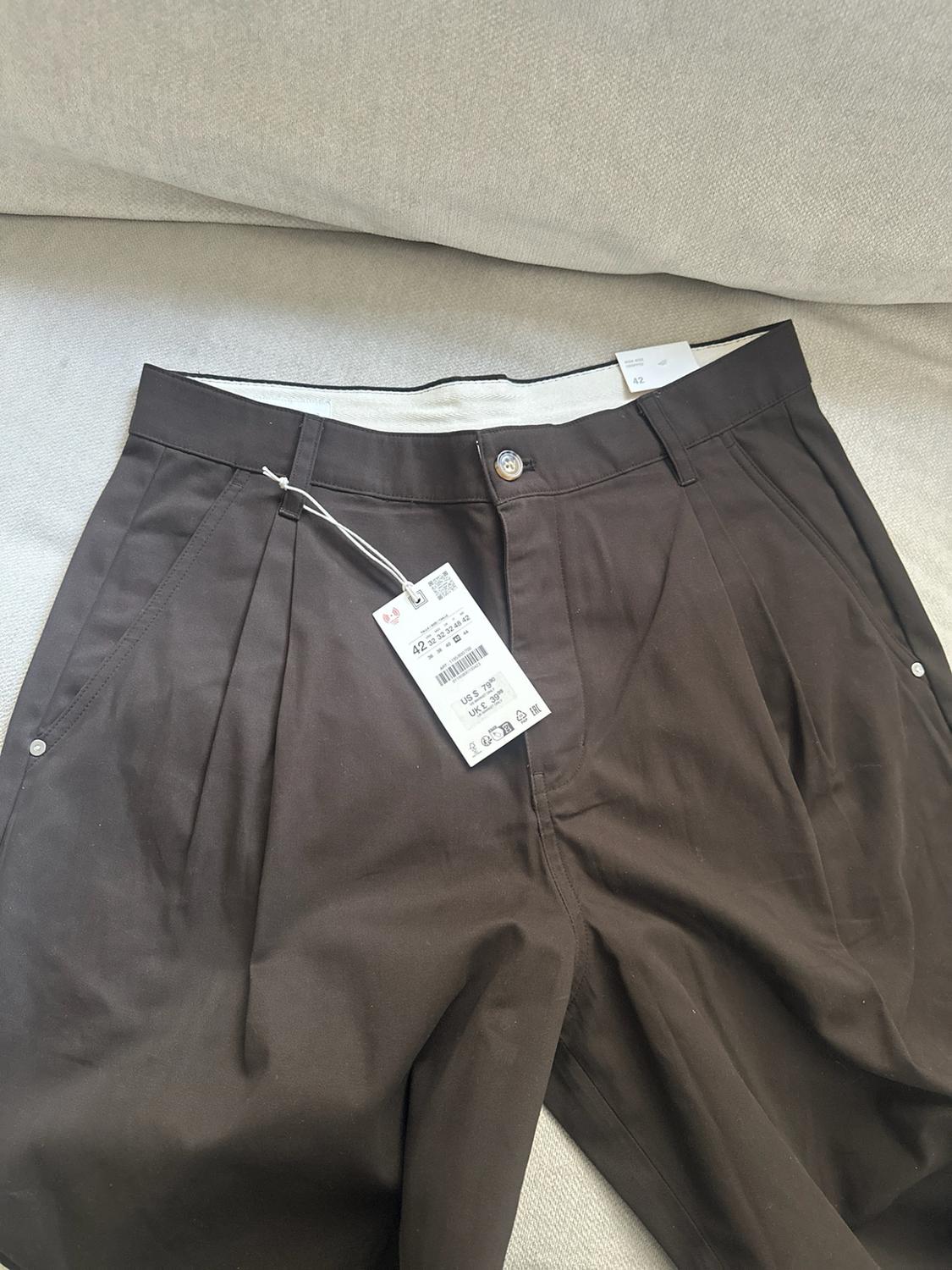 WIDE FIT CHINO PANTS - Image 6