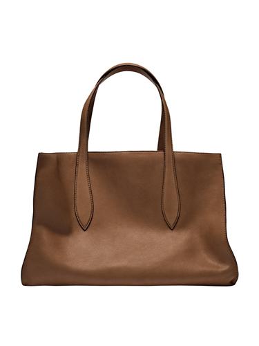Bolso maxi tote piel napa - Cuerda de Zara - Imagen 0