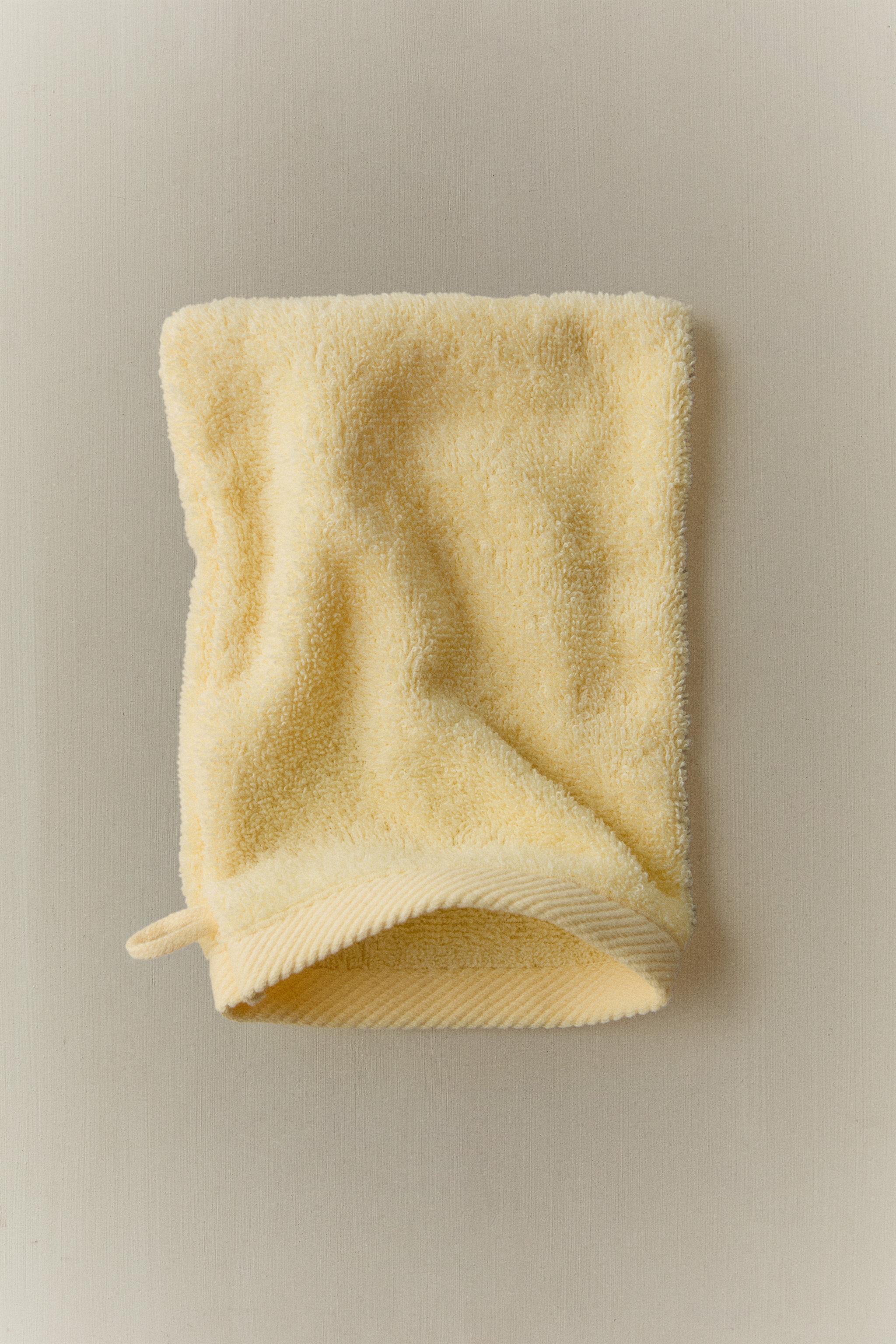 GANT DE TOILETTE COTON ÉPONGE