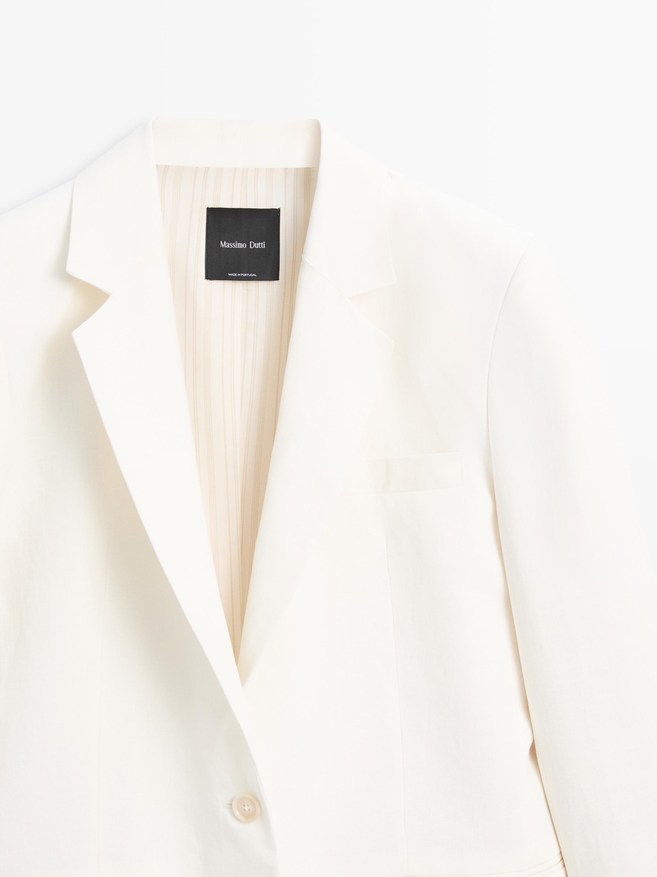Veste oversize 100 % lin