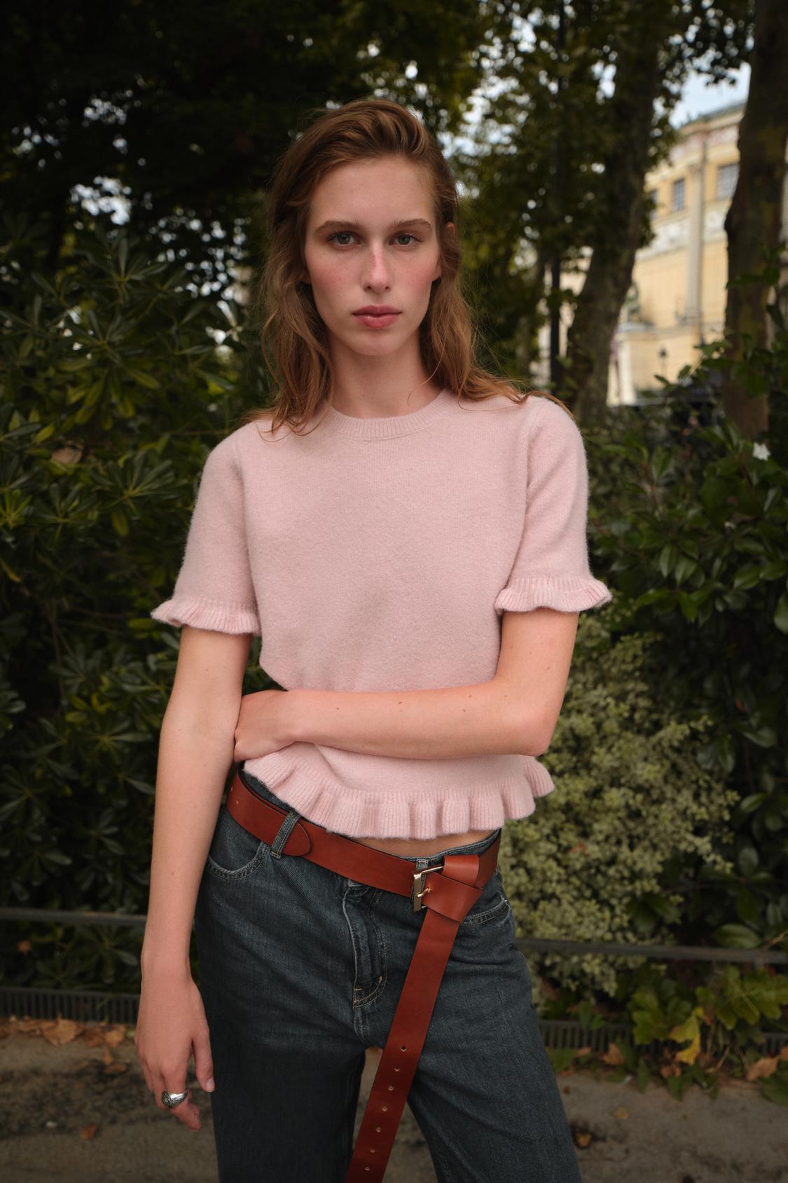 V-Neck Hardware One-Piece Swimsuit