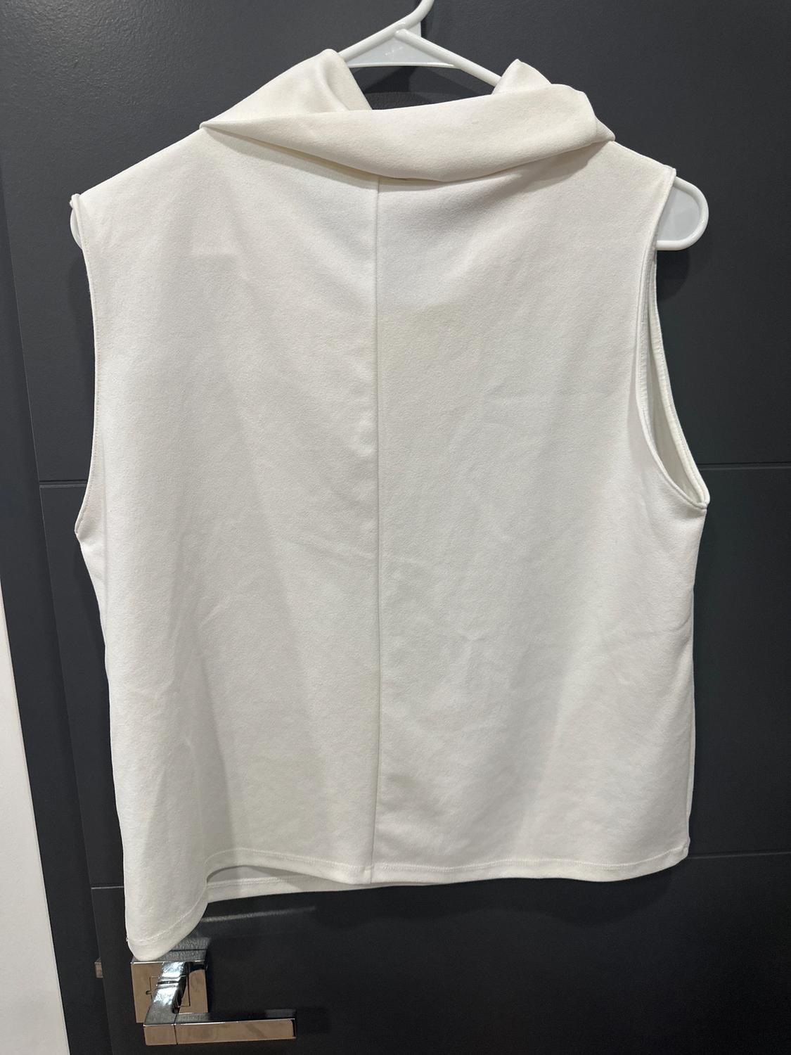 DRAPED COLLAR TOP - Image 3
