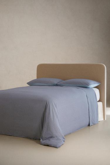 DRAP DE DESSUS RAYURES - Bleu de Zara - Image 1