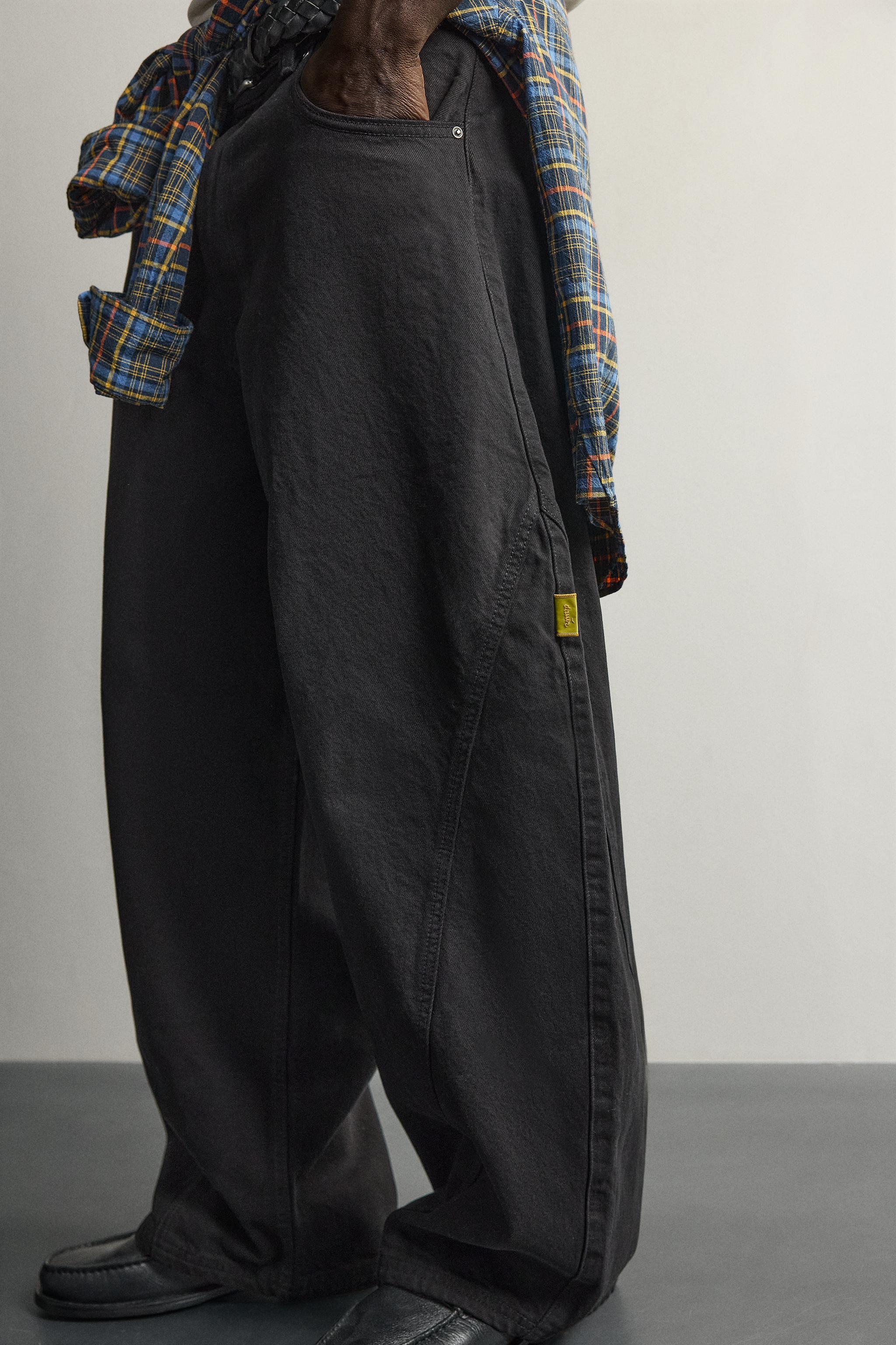 PINSTRIPE BALLOON FIT PANTS