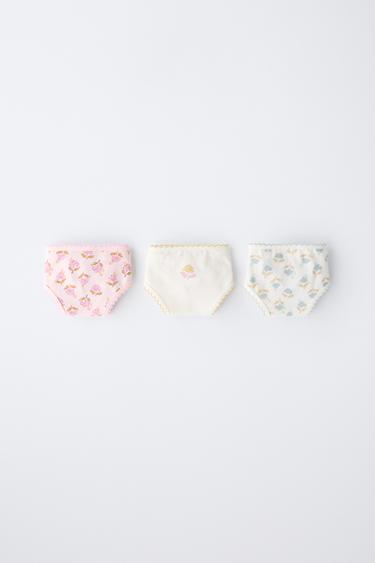 6-14 TAHUN/ PAKET TIGA CELANA DALAM BOHO - Ragam warna dari Zara