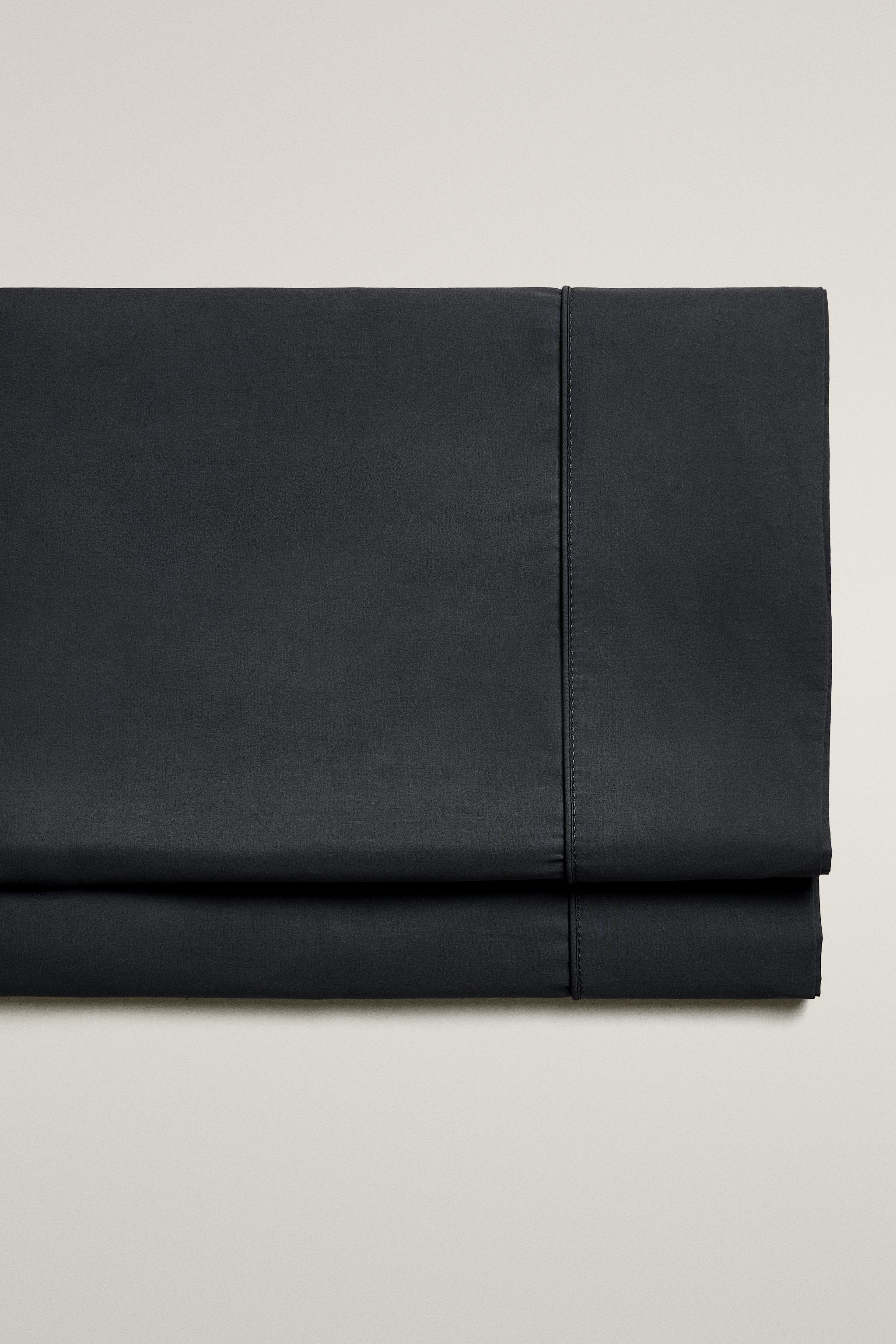 PERCALE FLAT SHEET (300 THREAD COUNT) — Blue