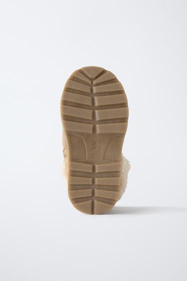 BOTTES DOUBLÉES BAREFOOT - Marron de Zara - Image 7