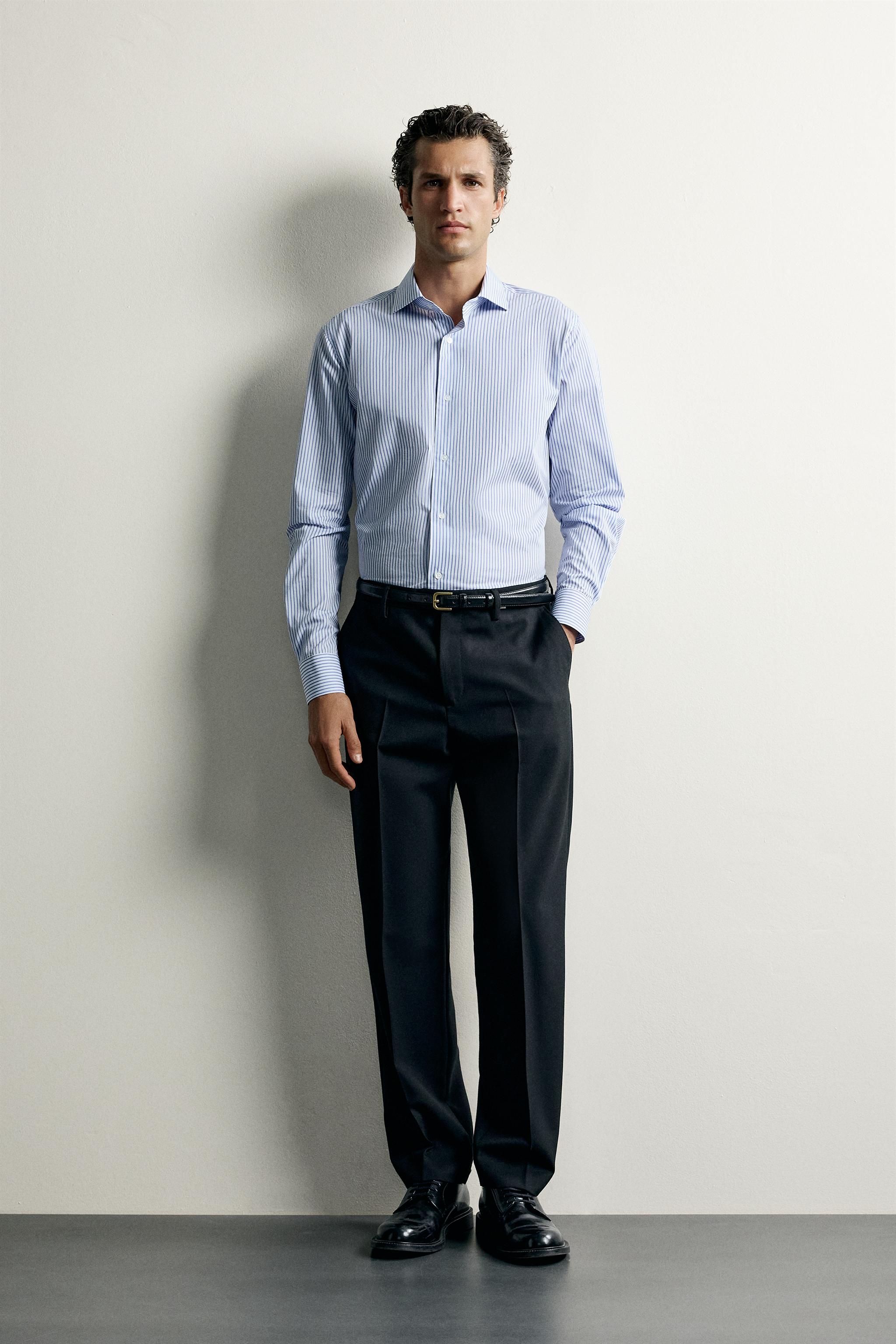 CHEMISE SLIM À RAYURES