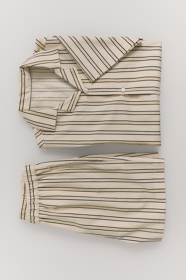 6-14 AÑOS/ PIJAMA CAMISERO RAYAS