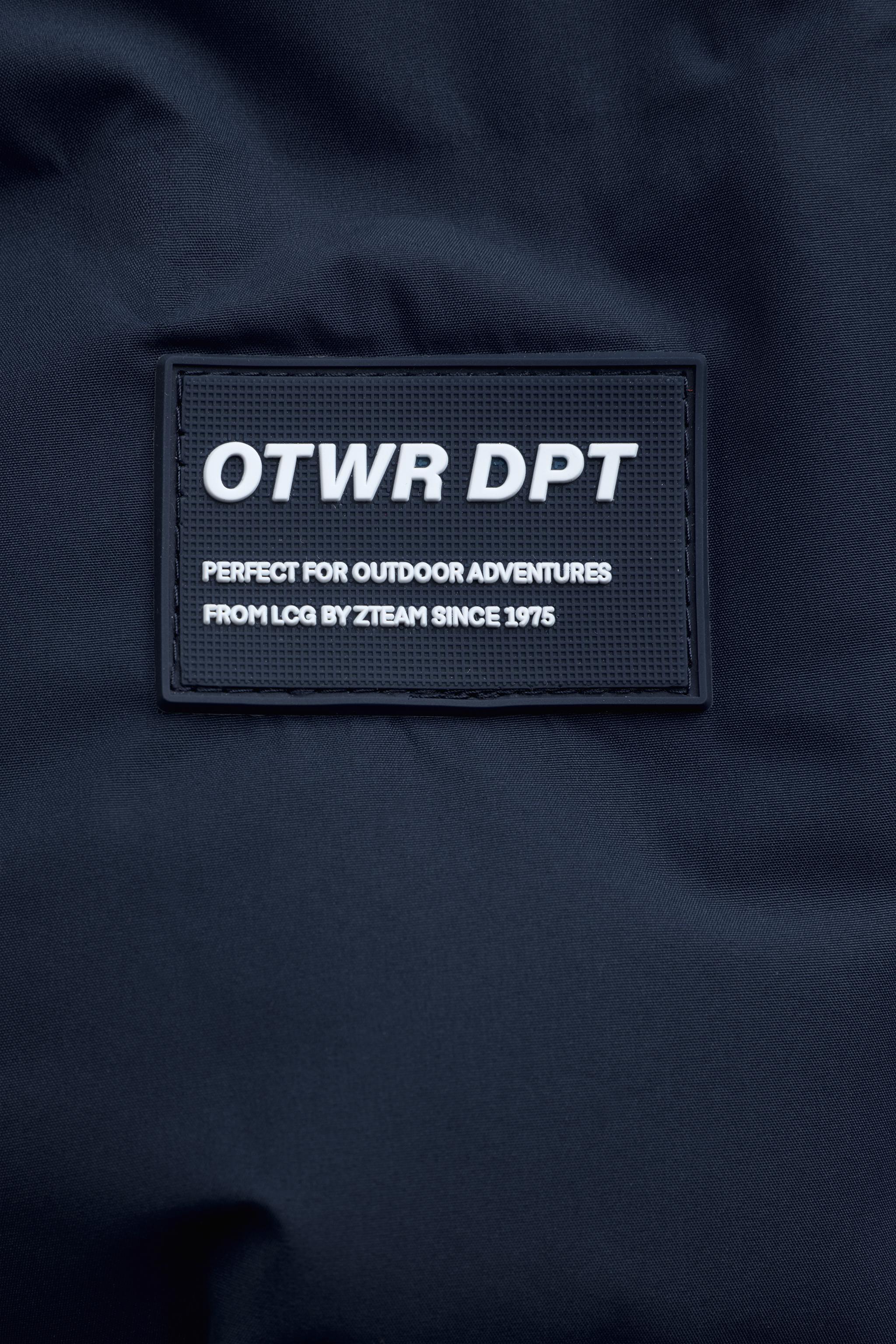 WATER REPELLENT PUFFER COAT WITH LABEL