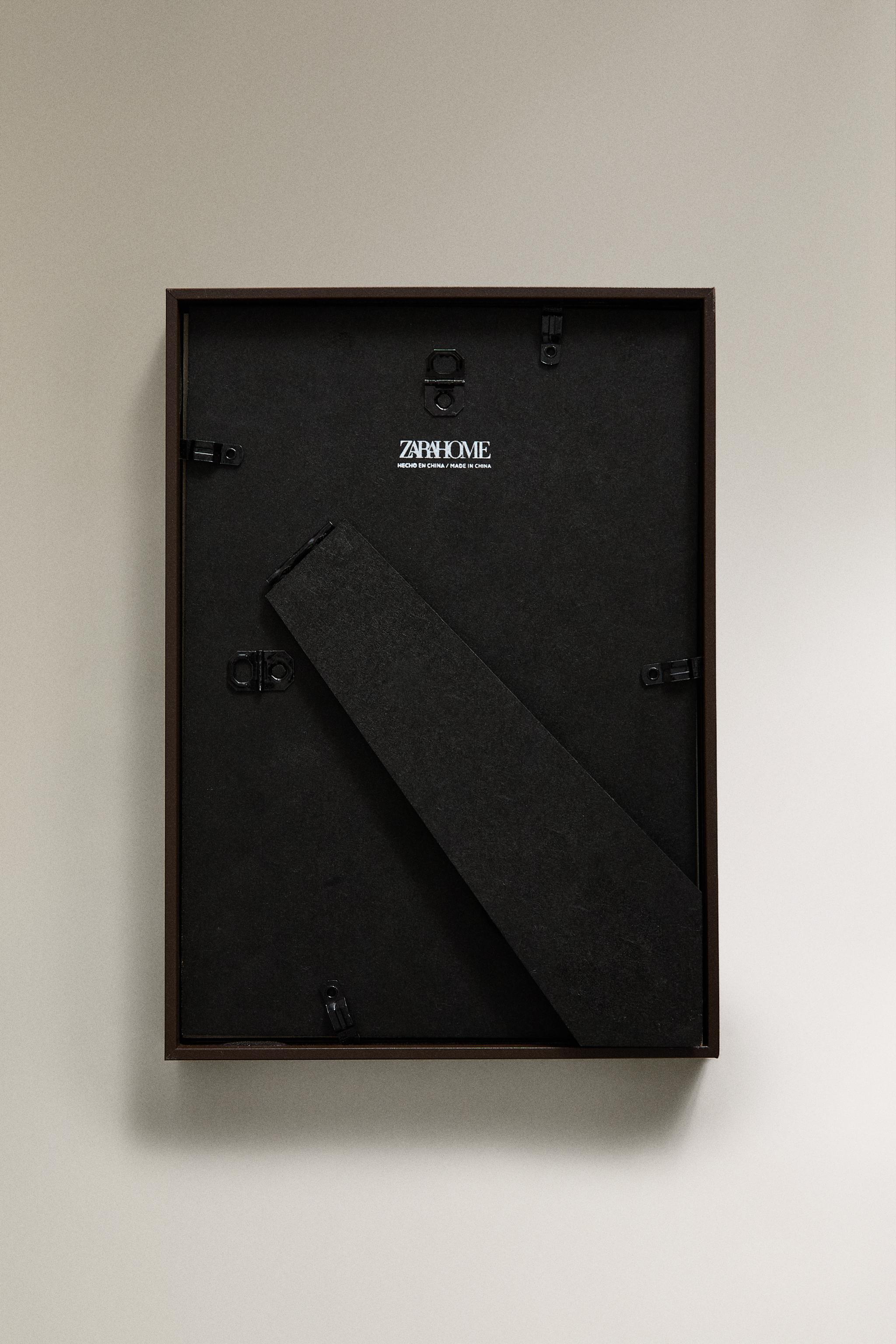 zara  メタル エッジ XLサイズ フォトフレーム 絵画 アート XL METAL EDGE PICTURE FRAME - Black | ZARA United States