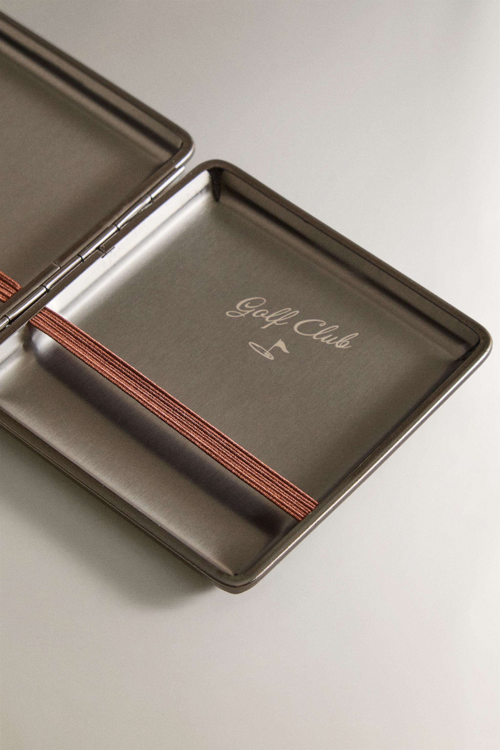 BROWN LEATHER CIGARETTE CASE